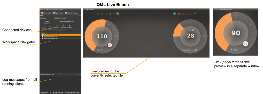 QML Live Bench