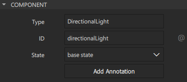 "Type field in the Properties view"