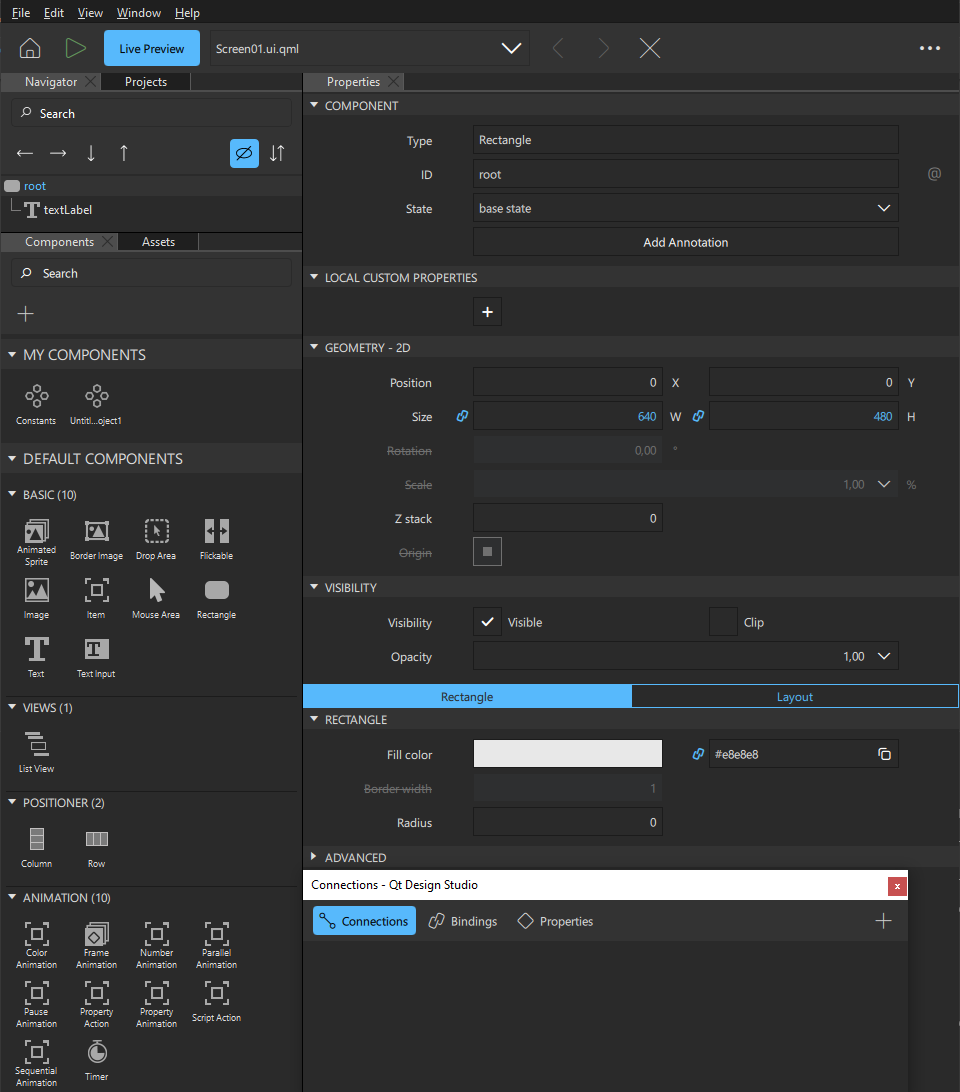 "Components and Text properties supported for MCUs"