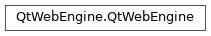 Inheritance diagram of PySide2.QtWebEngine.QtWebEngine