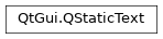 Inheritance diagram of PySide2.QtGui.QStaticText