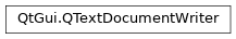 Inheritance diagram of PySide2.QtGui.QTextDocumentWriter