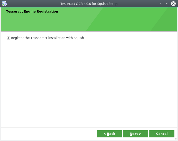 "Qt library configuration page"